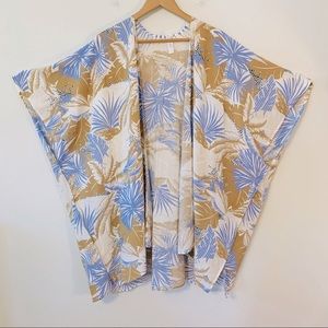AERIE Tropical / Safari Cover-up Kimono One Size NWT